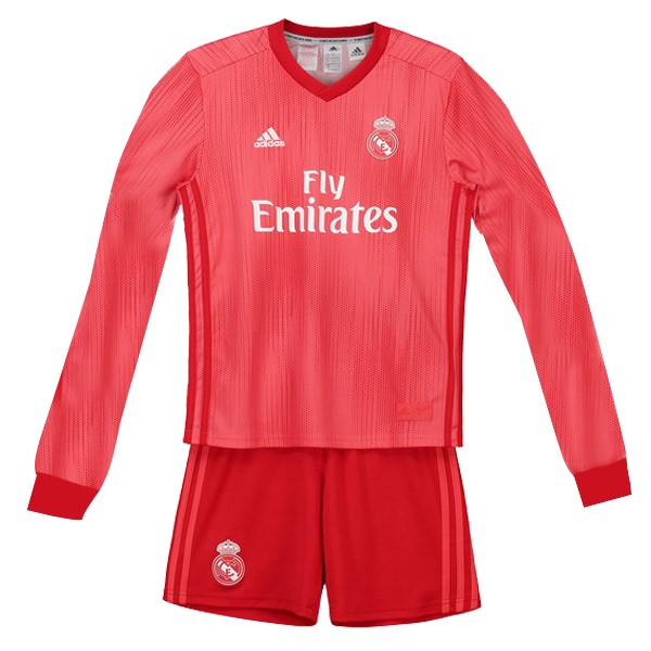 Camiseta Real Madrid 3ª ML Niños 2018/19 Rojo